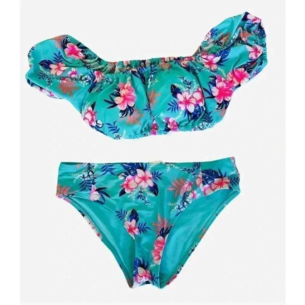 Marina West 2 piece off the shoulder bikini